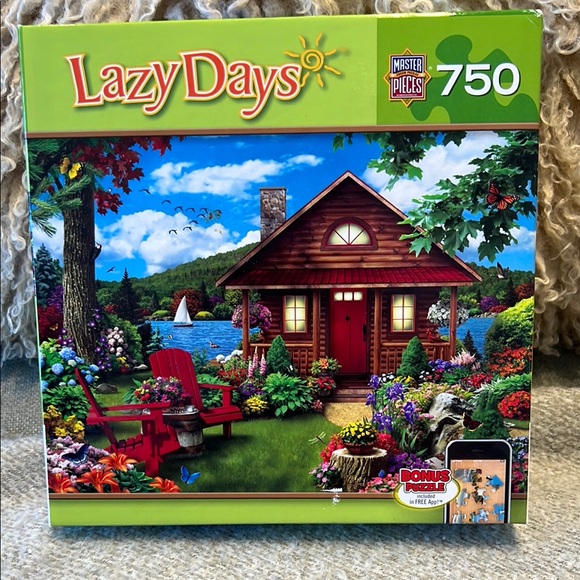 🔴2/$25🔴MasterPieces 750 Piece Jigsaw Puzzle for Adults - Waterfront - Picture 1 of 4